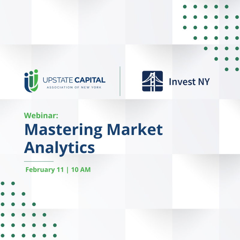 Invest NY Webinar: Mastering Market Analytics
